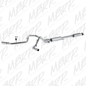 MBRP 2015 Ford F-150 5.0L 3in Cat Back Dual Split Side Exit T409 Exhaust System