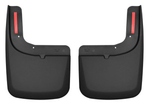 Husky Liners 2017 Ford F-250 / F-350 Super Duty Black Front Mud Guards (w/Flares)