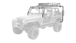 Body Armor 4x4 04-06 Jeep Wrangler Unlimited Cargo Roof Rack Box 2 Of 2