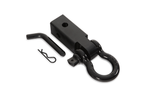 Body Armor 4x4 2in Shackle Reciever with 3/4in D-Ring Gloss Back Includes Pin and Clip