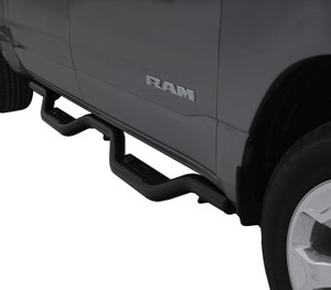 Lund 11-17 Ram 1500 Crew Cab Latitude Nerf Bars - Black