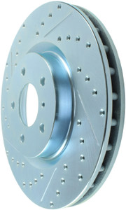 StopTech Select Sport Nissan Slotted and Drilled Right Front Rotor 227.42076R