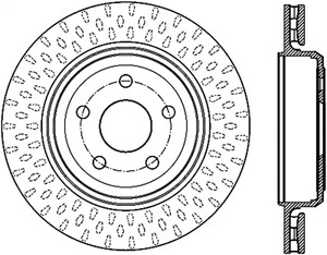 StopTech 12-13 Jeep SRT8 Rear Right Slotted Sport Brake Rotor
