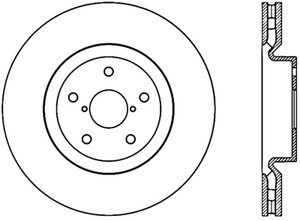 StopTech Drilled Sport Brake Rotor 128.47022R