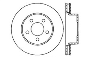 StopTech Slotted & Drilled Sport Brake Rotor 127.67066L