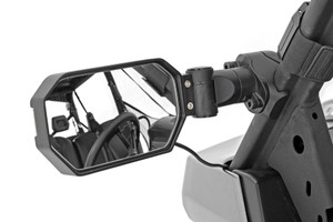 UTV Aluminum Side Mirrors w/Turn Signal (Pro-Fit Cages | Universal)