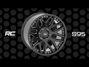 Rough Country 95 Series Wheel | Machined One-Piece | Gloss Black | 22x10 | 8x6.5 | -19mm Rough Country 95 Series Wheel | Machined One-Piece | Gloss Black | 22x10 | 8x6.5 | -19mm