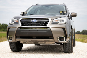 LED Light | Bumper Mount | 30" Chrome Single Row | Subaru Forester (14-18)