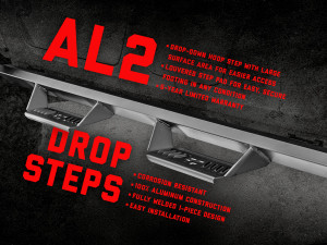 AL2 Drop Steps | Jeep Wrangler JL 4WD (2018-2022) AL2 Drop Steps | Jeep Wrangler JL 4WD (2018-2022)