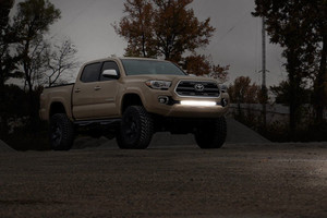 LED Light | Lower Grille Mnt | 30" Chrome Single Row | Toyota Tacoma (16-22)