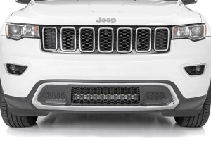 LED Light | Bumper Mount | 20" Black Dual Row | Jeep Grand Cherokee WK2 (11-20)