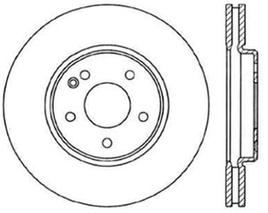 StopTech Slotted & Drilled Sport Brake Rotor 127.35062L