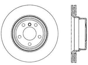 StopTech Slotted & Drilled Sport Brake Rotor 127.34109L
