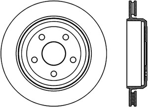 StopTech Slotted Sport Brake Rotor 11-17 Jeep Grand Cherokee (Excludes SRT8) 126.58007SR