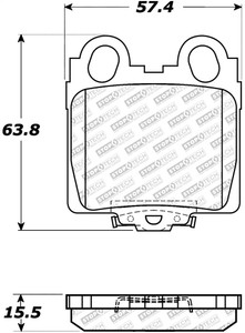 StopTech Street Select Brake Pads - Front/Rear