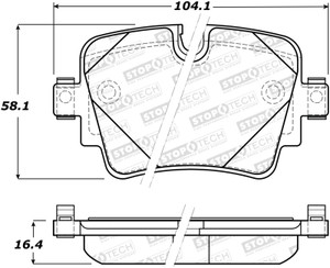 StopTech Street Brake Pads - Front 308.17520