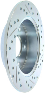 StopTech Select Sport Drilled & Slotted Rotor - Front Left 227.40042R