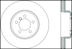 StopTech Sport 14-15 BMW 435i Right Front Slotted Brake Rotor