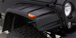 Rampage 2007-2018 Jeep Wrangler(JK) Comes With Black Bolts RX-Rivet Style Fender Flares - Black