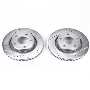 Power Stop 99-00 Audi A8 Rear Evolution Drilled & Slotted Rotors - Pair Power Stop 99-00 Audi A8 Rear Evolution Drilled & Slotted Rotors - Pair