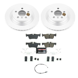 Power Stop 2020 Mini Cooper Countryman Rear Z23 Evolution Sport Coated Brake Kit