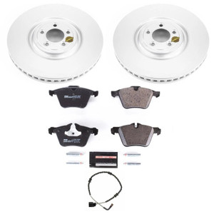 Power Stop 2018 Jaguar XJ Front Euro-Stop Brake Kit