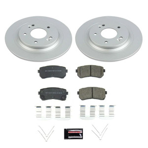 Power Stop 18-20 Hyundai Kona Rear Z17 Evolution Geomet Coated Brake Kit Power Stop 18-20 Hyundai Kona Rear Z17 Evolution Geomet Coated Brake Kit
