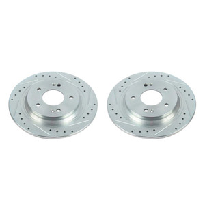 Power Stop 18-20 Hyundai Kona Rear Evolution Drilled & Slotted Rotors - Pair JBR1773XPR
