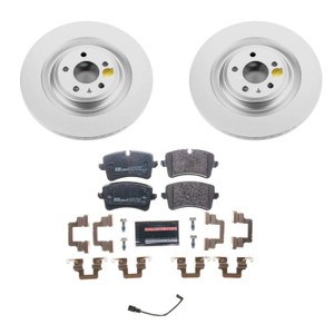 Power Stop 11-18 Audi A8 Quattro Rear Euro-Stop Brake Kit Power Stop 11-18 Audi A8 Quattro Rear Euro-Stop Brake Kit
