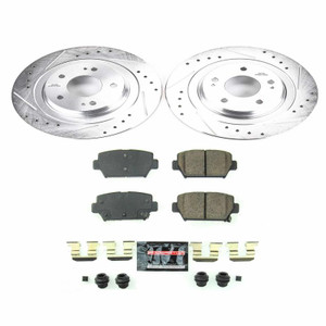 Power Stop 2018 Mitsubishi Eclipse Cross Rear Z23 Evolution Sport Brake Kit K8434