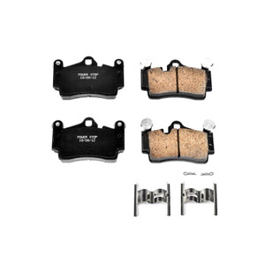 Power Stop 07-15 Audi Q7 Rear Z17 Evolution Ceramic Brake Pads w/Hardware Power Stop 07-15 Audi Q7 Rear Z17 Evolution Ceramic Brake Pads w/Hardware