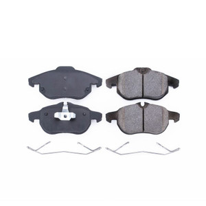 Power Stop 03-05 Saab 9-3 Front Z17 Evolution Ceramic Brake Pads w/Hardware Power Stop 03-05 Saab 9-3 Front Z17 Evolution Ceramic Brake Pads w/Hardware