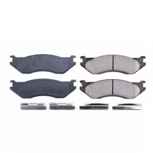 Power Stop 1998 Dodge B1500 Front Z17 Evolution Ceramic Brake Pads w/Hardware Power Stop 1998 Dodge B1500 Front Z17 Evolution Ceramic Brake Pads w/Hardware