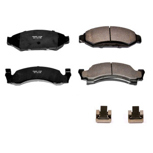 Power Stop 87-93 Ford Bronco Front Z17 Evolution Ceramic Brake Pads w/Hardware Power Stop 87-93 Ford Bronco Front Z17 Evolution Ceramic Brake Pads w/Hardware