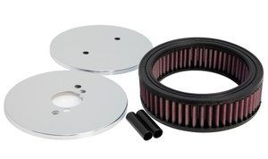 K&N Custom Round Racing Assembly Red 1.5in ID / 5.875in OD / 1.75in Height