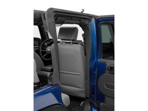 Door Surrounds; factory replacement Black Jeep 10-17 Wrangler Unlimited; Cable top design; set of 4 Door Surrounds; factory replacement Black Jeep 10-17 Wrangler Unlimited; Cable top design; set of 4