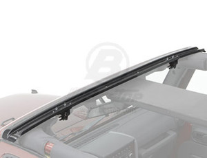 Windshield Channel; Header style; 1-pc Black Jeep 07-17 Wrangler 2-Dr/4-Dr; No-drill 1-piece design Windshield Channel; Header style; 1-pc Black Jeep 07-17 Wrangler 2-Dr/4-Dr; No-drill 1-piece design