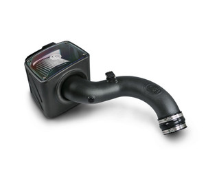 Cold Air Intake For 04-05 Chevrolet Silverado GMC Sierra V8-6.6L LLY Duramax Dry Extendable White S B Cold Air Intake For 04-05 Chevrolet Silverado GMC Sierra V8-6.6L LLY Duramax Dry Extendable White S B