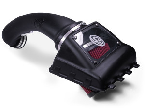 Cold Air Intake For 11-14 Ford F150 V8-5.0L Oiled Cotton Cleanable Red S B Cold Air Intake For 11-14 Ford F150 V8-5.0L Oiled Cotton Cleanable Red S B