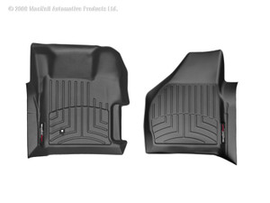 WeatherTech 08-10 Ford F250/F350/F450/F550 Super Duty Regular Cab Front FloorLiner - Black 441261