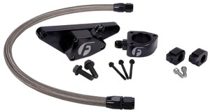 Fleece Performance 03-07 Manual Transmission Cummins Coolant Bypass Kit w/ SS Braided Line