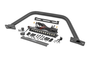 Safari Bar | 12" LED Light Bar | Black | DRL | Single Row | OE Modular Steel | Ford Bronco 4WD ( Safari Bar | 12" LED Light Bar | Black | DRL | Single Row | OE Modular Steel | Ford Bronco 4WD (