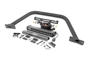 Safari Bar | 12" LED Light Bar | Black | Single Row | OE Modular Steel | Ford Bronco 4WD ( Safari Bar | 12" LED Light Bar | Black | Single Row | OE Modular Steel | Ford Bronco 4WD (