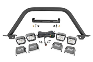 Safari Bar | 3" OSRAM (Quad) | Wide | OE Modular Steel | Ford Bronco 4WD (21-23) Safari Bar | 3" OSRAM (Quad) | Wide | OE Modular Steel | Ford Bronco 4WD (21-23)