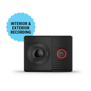 Garmin Dash Cam™ Tandem Dual-lens Dash Cam with Two 180-degree Lenses Garmin Dash Cam™ Tandem Dual-lens Dash Cam with Two 180-degree Lenses