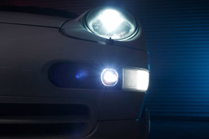 Morimoto XB LED Fogs: Type Porsche 993 (Pair / Paintable)