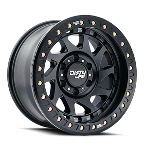Dirty Life 9313 Enigma Race 17x9 / 6x139.7 BP / -12mm Offset / 106mm Hub Matte Black Wheel