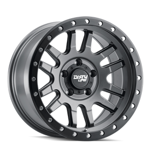 Dirty Life 9309 Canyon Pro 17x9/6x135 BP/0mm Offset/87.1mm Hub Satin Graphite Wheel - Beadlock