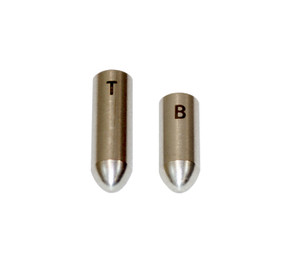 Kentrol 97-18 Jeep Wrangler TJ/JK Door Alignment Pins - Polished Silver