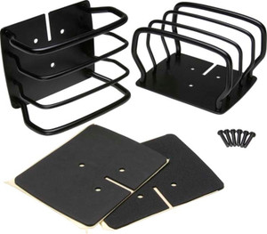 Kentrol 76-06 JEEP CJ/Wrangler YJ/TJ Taillight Guard Pair - Powdercoat Black